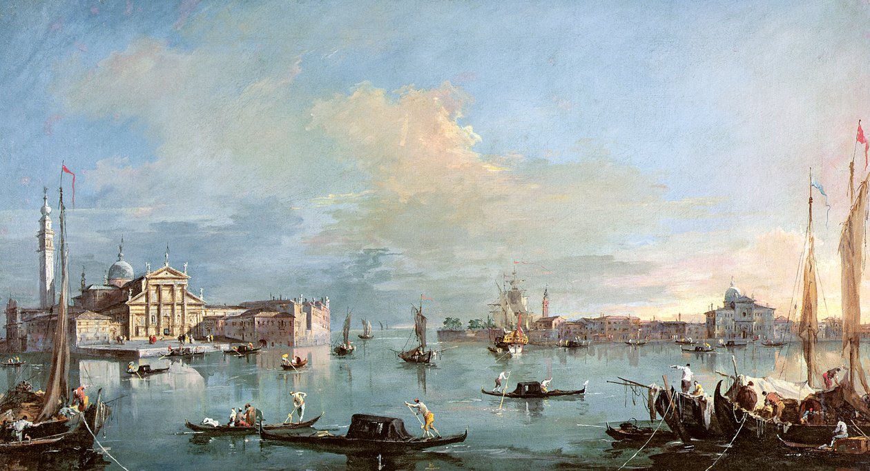 San Giorgio Maggiore door Francesco Guardi