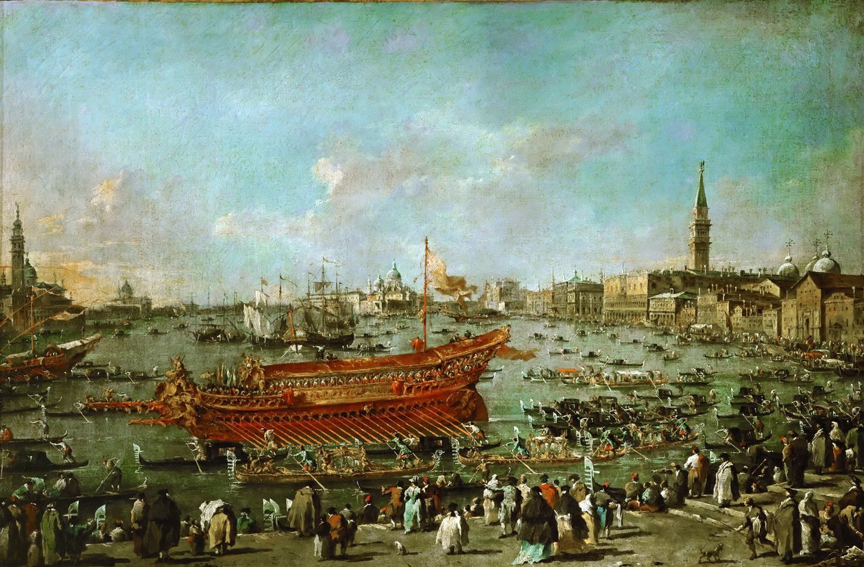 De Doge op de Bucintoro bij de Riva di Sant