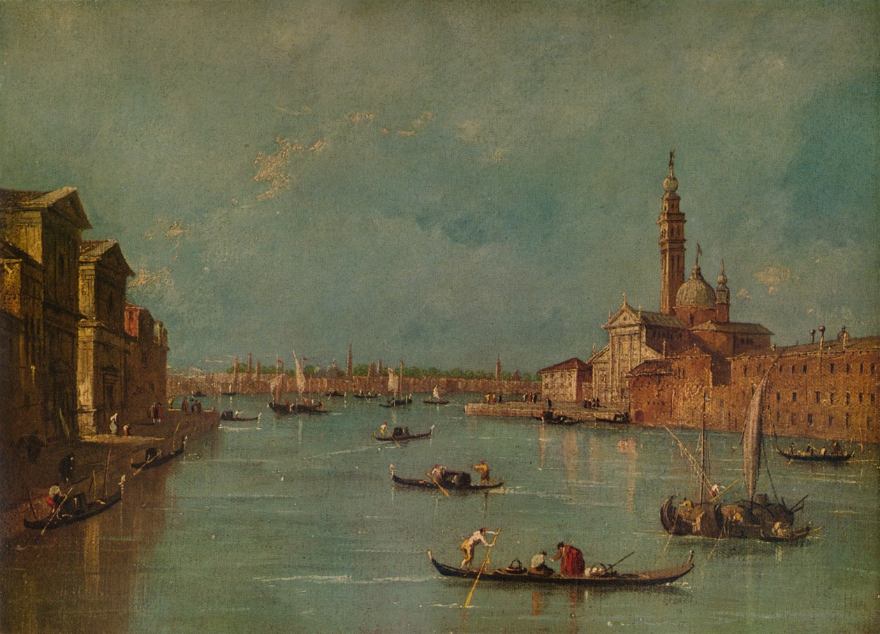 Het eiland San Giorgio, Venetië, c1770, 1938 door Francesco Guardi