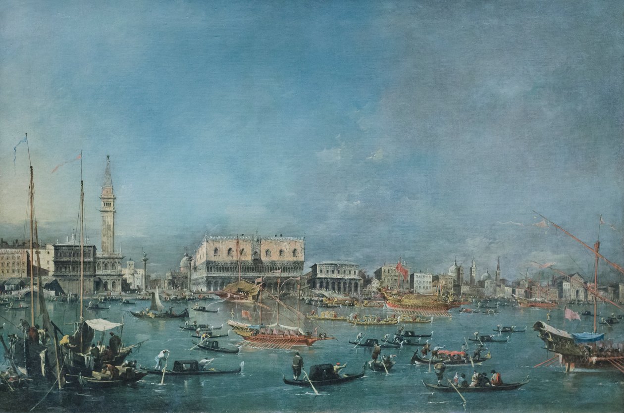 Het vertrek van de Bucintoro, c.1765-80 door Francesco Guardi