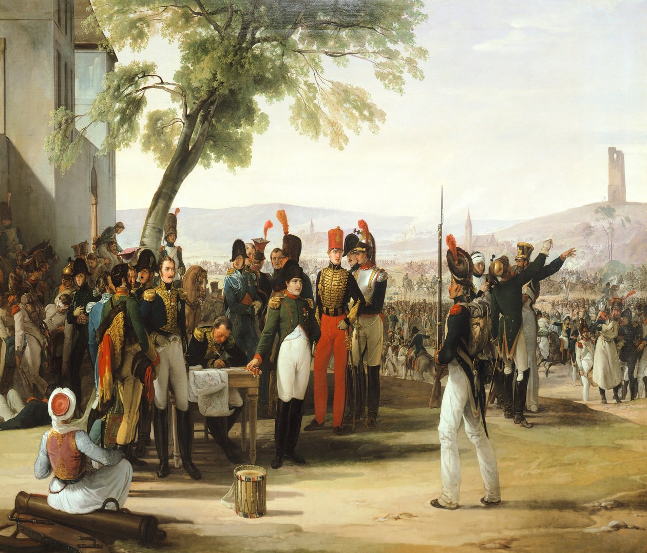 Napoleon na de Slag bij Wagram door Francesco Hayez