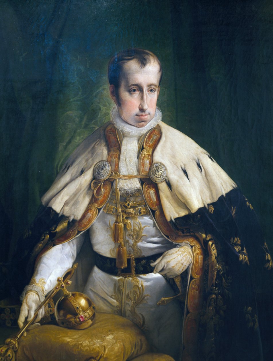 Portret van Ferdinand I van Oostenrijk door Francesco Hayez