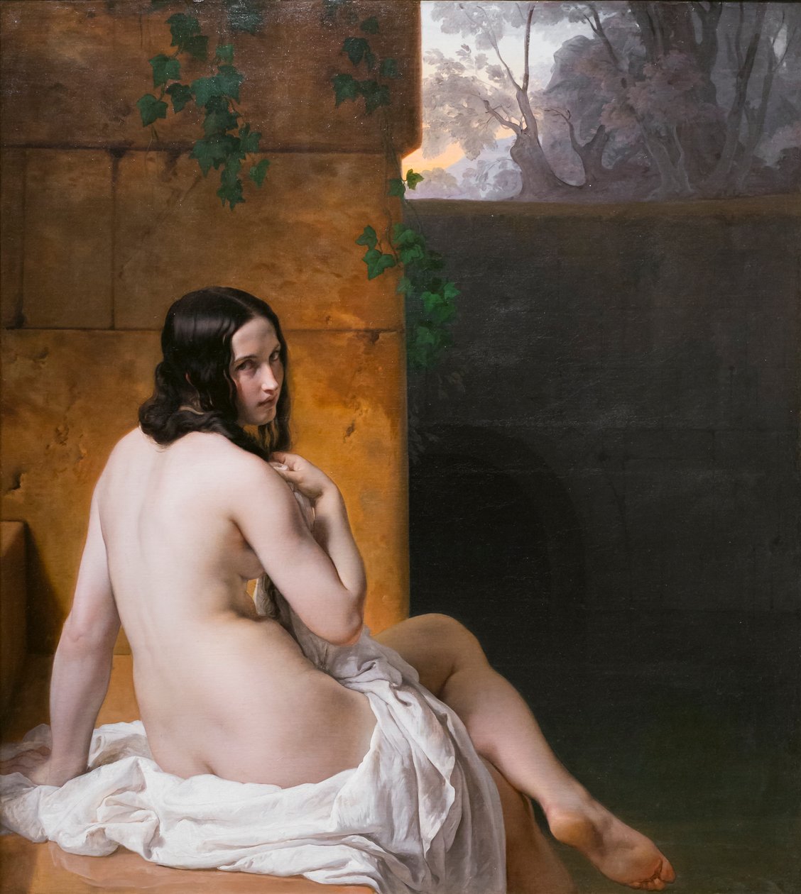 Susanna bij haar bad door Francesco Hayez