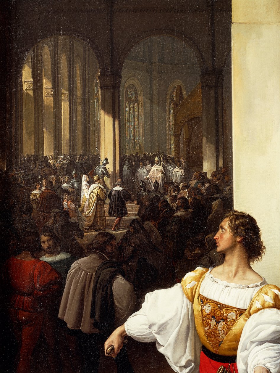 De samenzwering van Lampugnani door Francesco Hayez