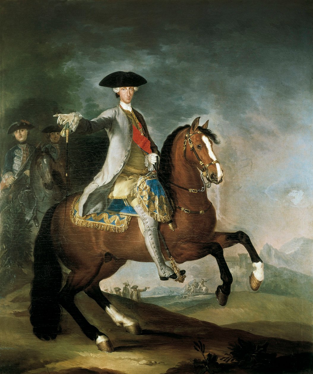 Portret van Karel III van Bourbon, koning van Spanje door Francesco Liani