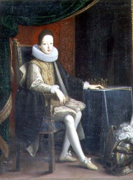 Portret van Heilige Roomse Keizer Ferdinand II 1623 door Francesco Ligozzi