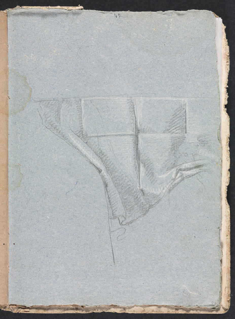 Verona Schetsboek: Draperiestudie (pagina 93) door Francesco Lorenzi