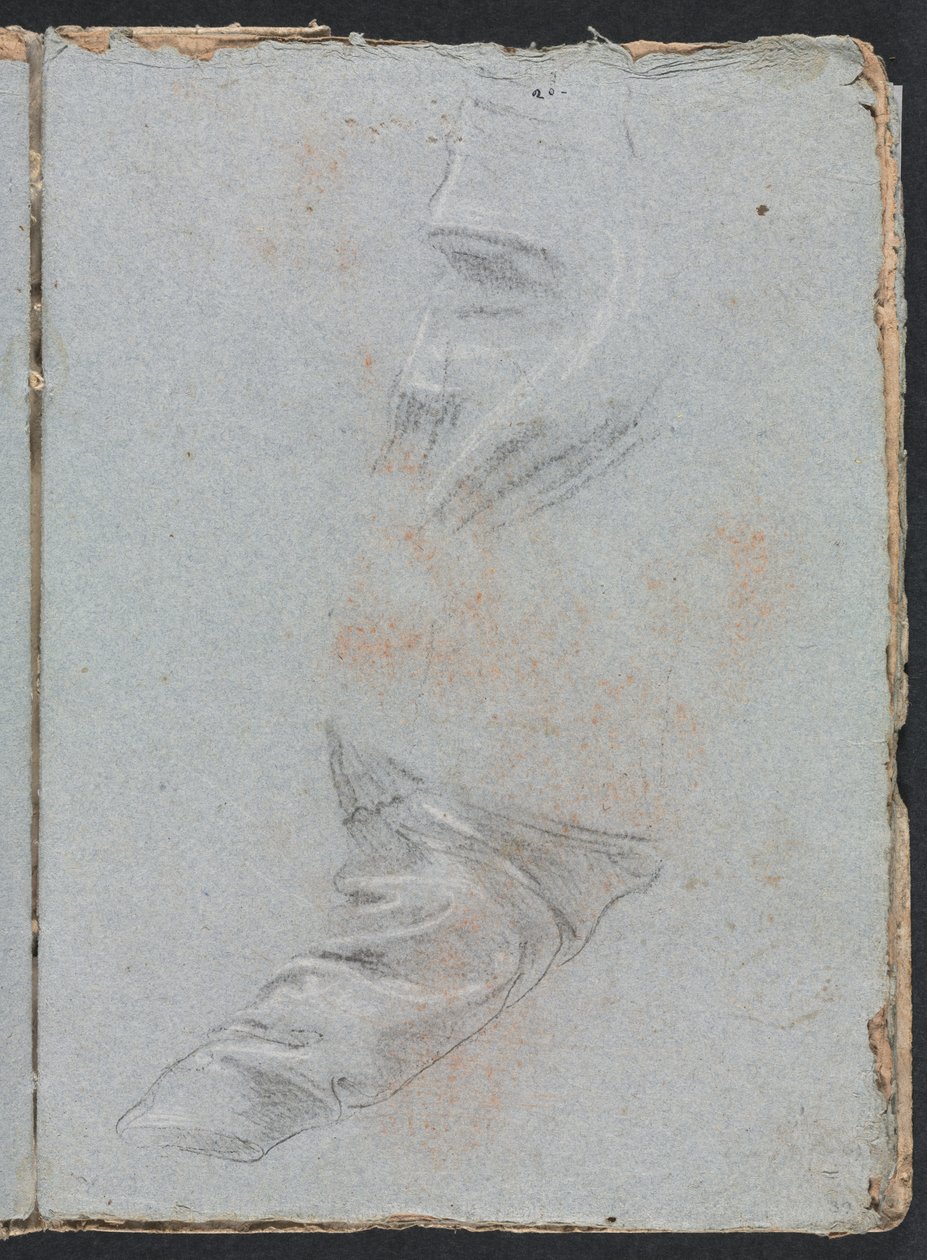 Verona Schetsboek: Draperijstudie pagina 39 door Francesco Lorenzi