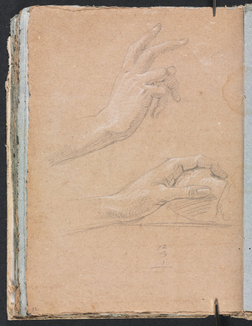 Verona Schetsboek: Handen (pagina 92) door Francesco Lorenzi
