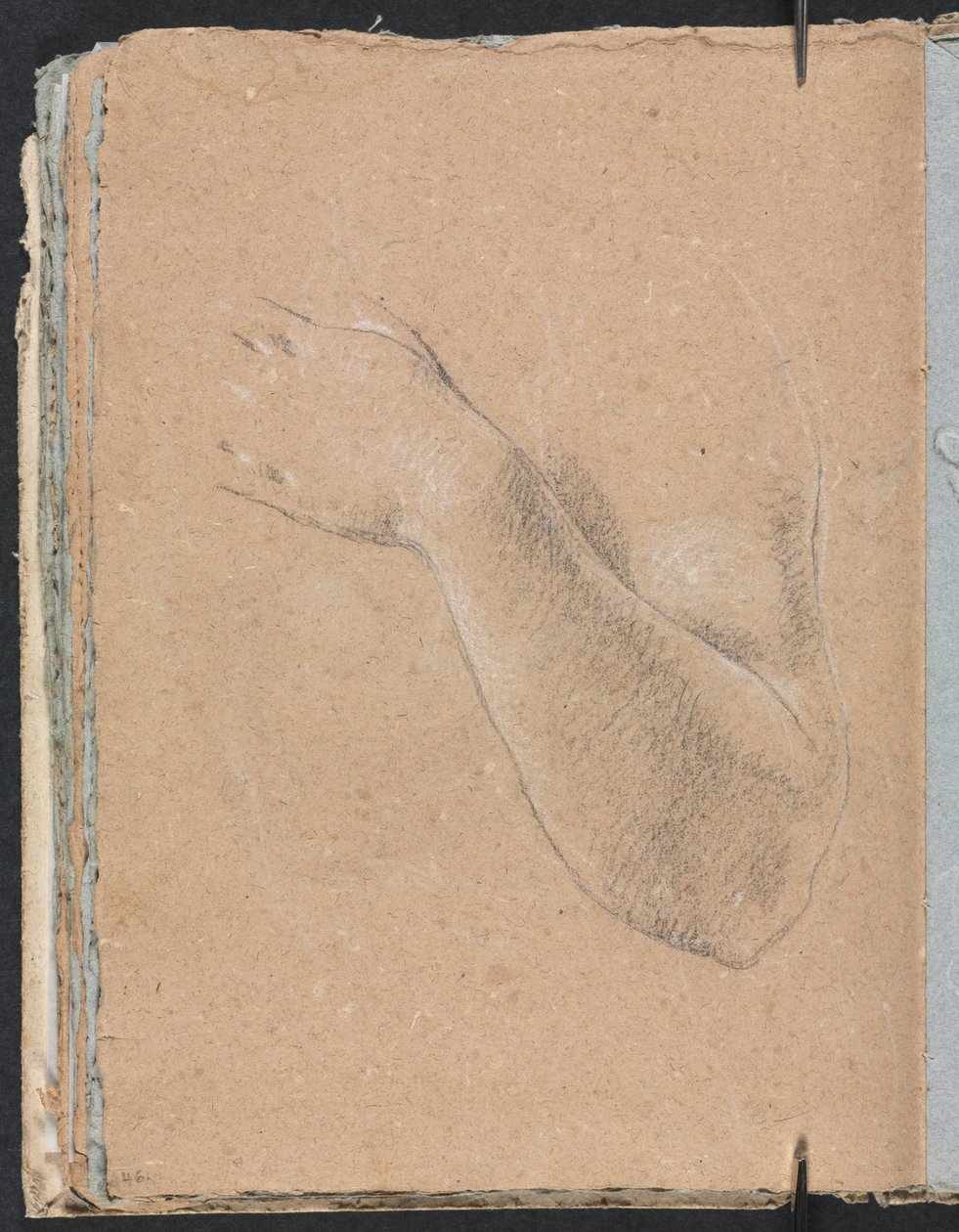 Verona Schetsboek: Linkerarm en hand (pagina 46) door Francesco Lorenzi