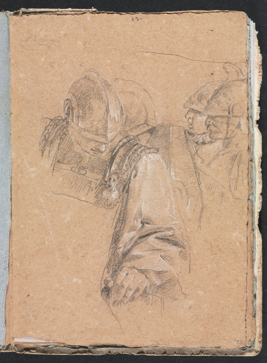Verona Schetsboek: Soldaten (pagina 73) door Francesco Lorenzi