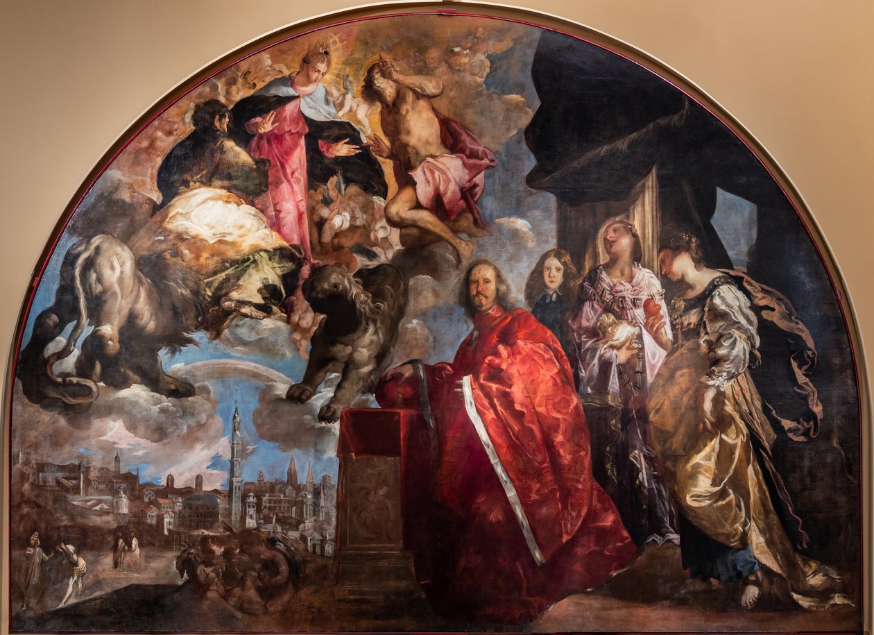 Verheerlijking van de Podestà Girolamo Priuli door Francesco Maffei