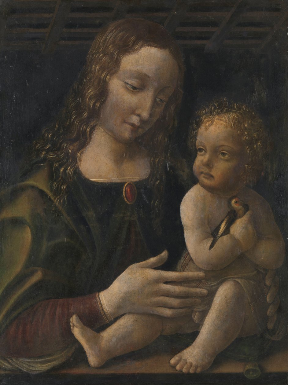 Maagd en kind door Francesco Napoletano (attributed to)