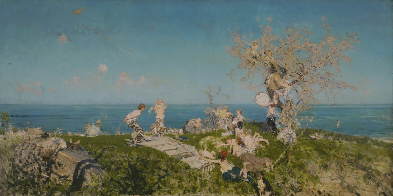 Lente en Liefde door Francesco Paolo Michetti
