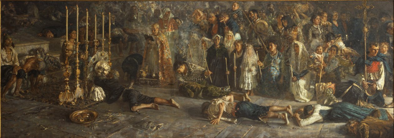 De Gelofte door Francesco Paolo Michetti