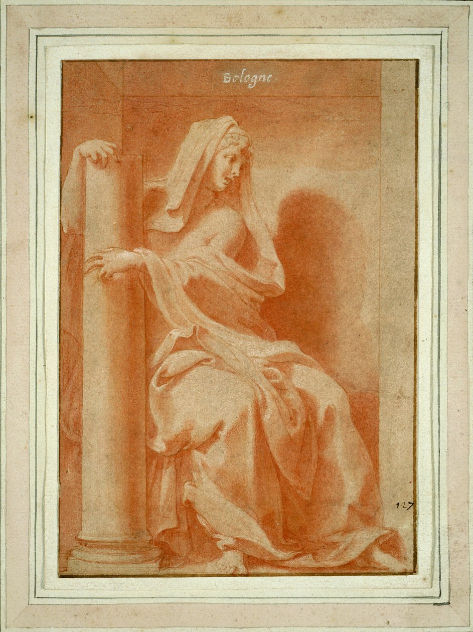 Fortitude (Studie voor het "Cabinet du roi" [Studie van de koning]) door Francesco Primaticcio