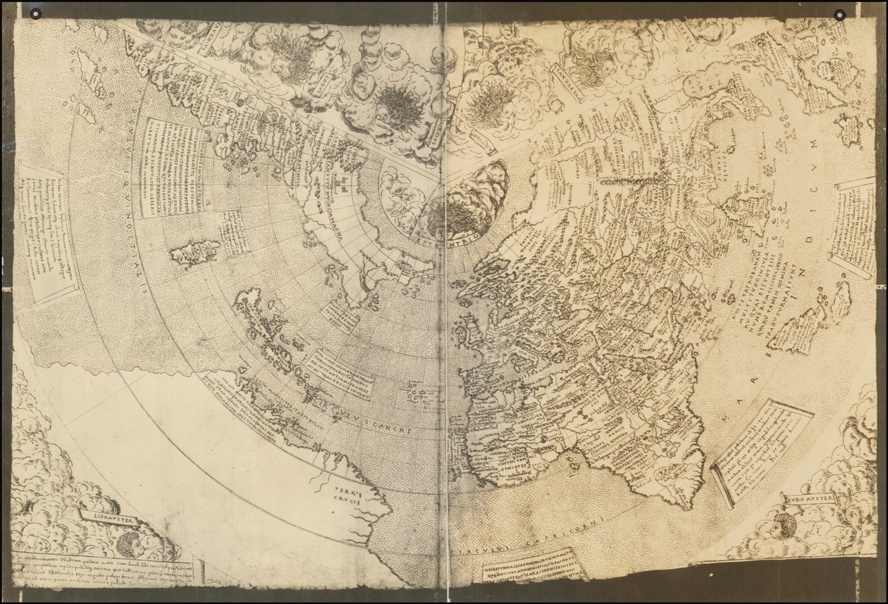1506 Contarini-Roselli wereldkaart door Francesco Rosselli