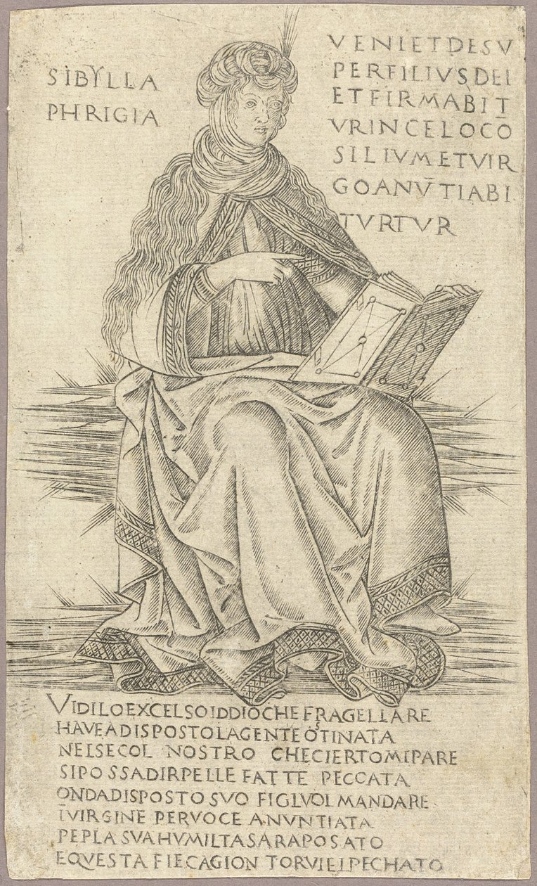 De Frygische Sibylle door Francesco Rosselli