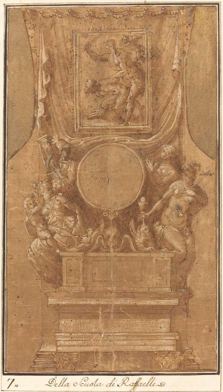 Ontwerp voor een Altaar door Francesco Salviati