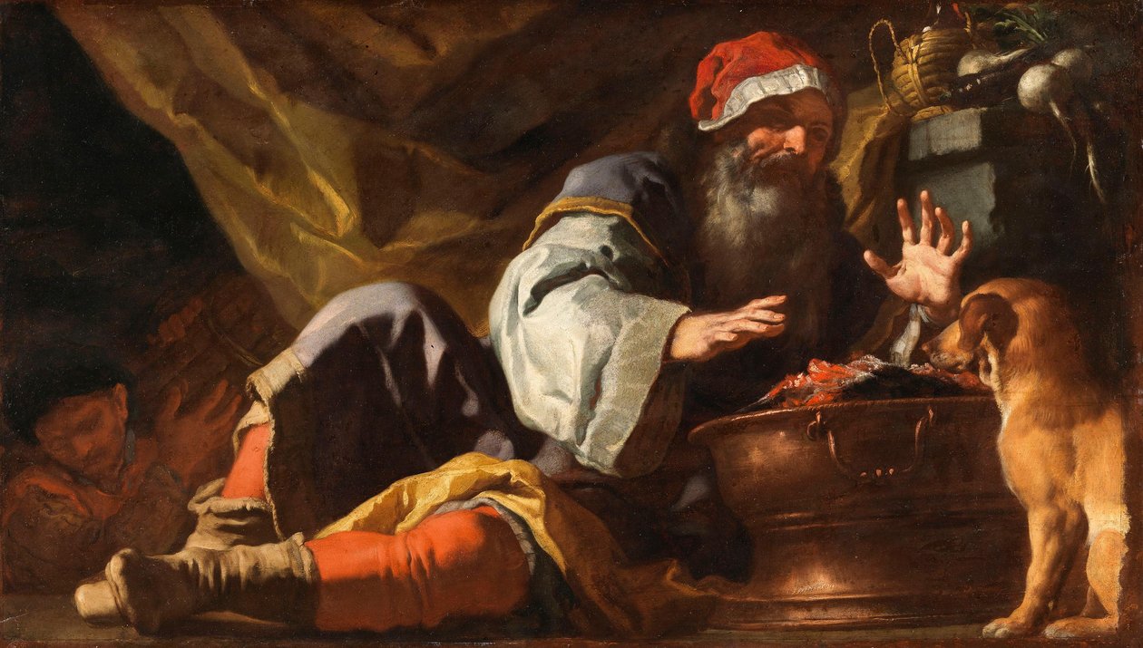 Allegorie van de winter door Francesco Solimena