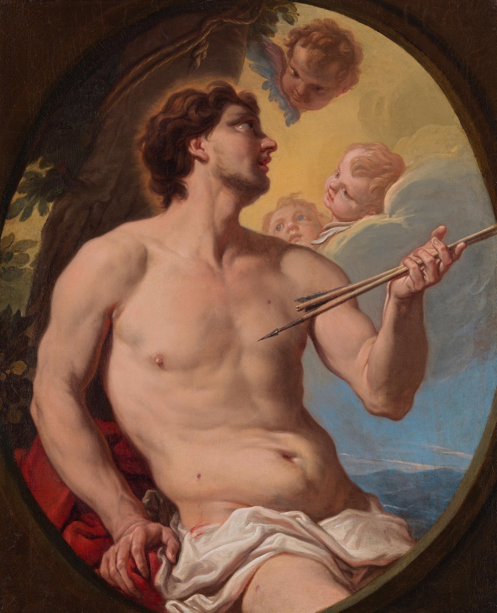 Sint-Sebastiaan door Francesco Trevisani