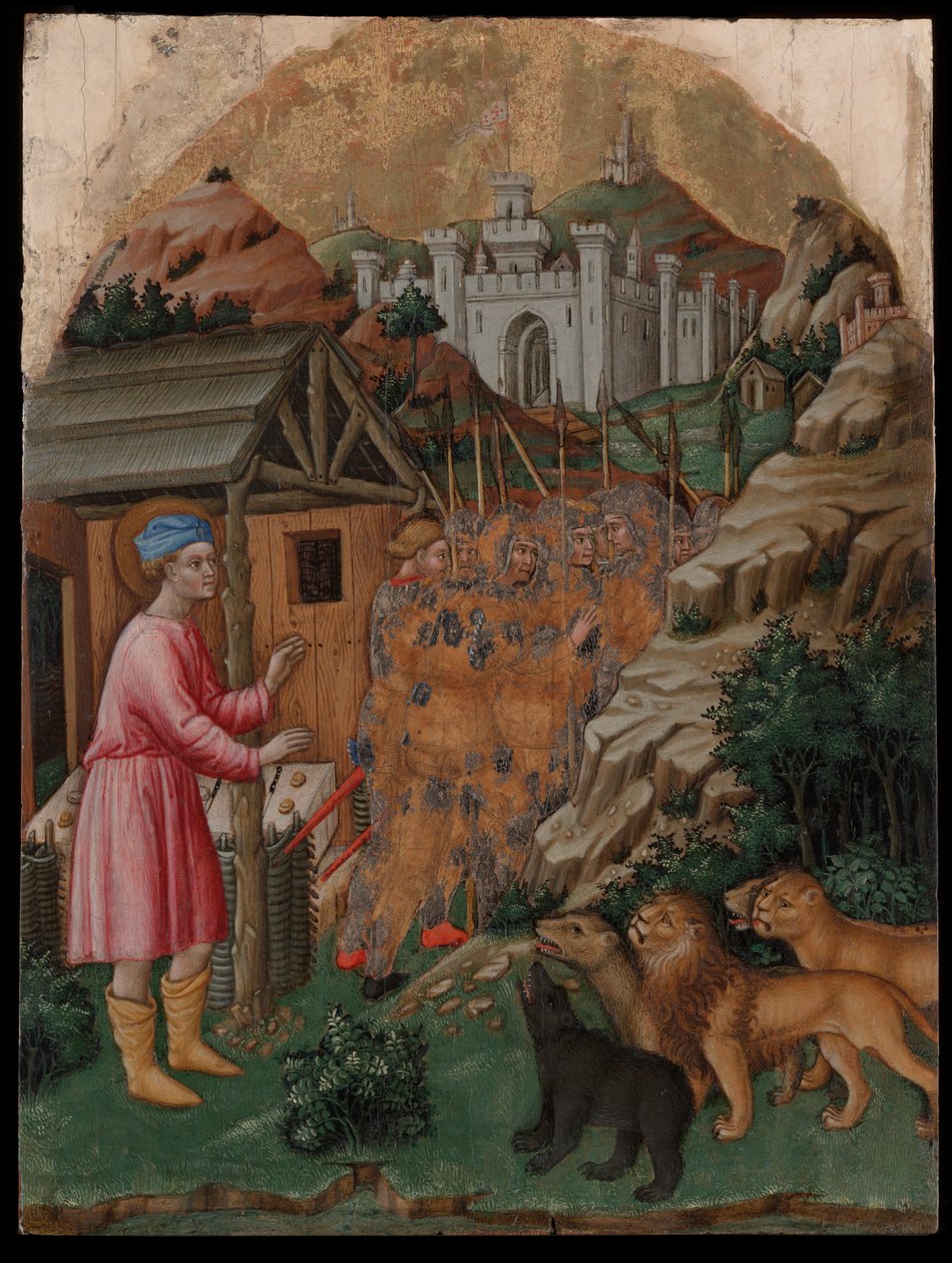 De vlucht van de soldaten die Saint Mamas gevangen moesten nemen door Francesco de