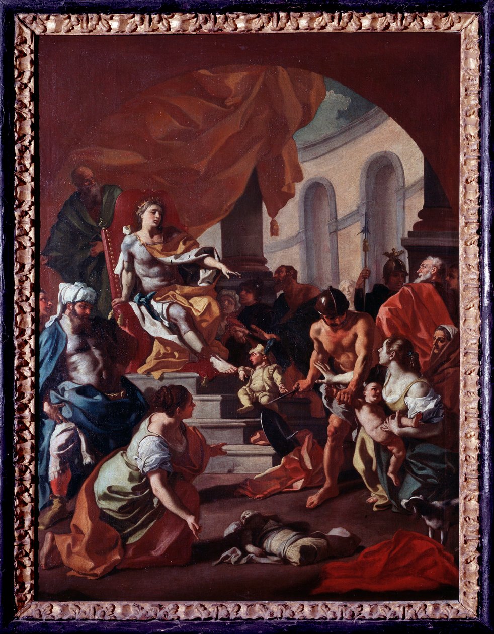 Oordeel van Salomo door Francesco de Mura