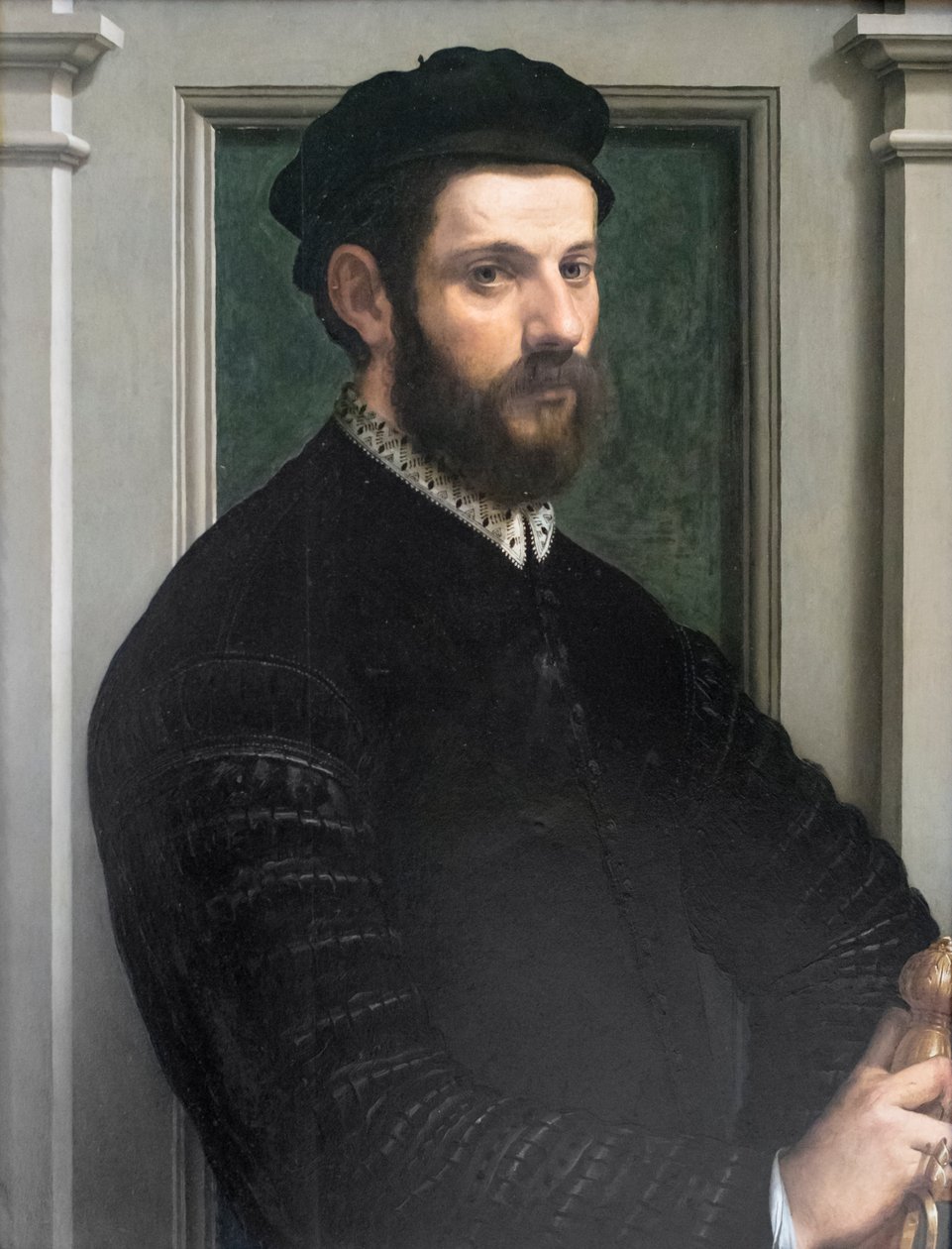 Portret van een heer door Francesco de Rossi Salviati Cecchino