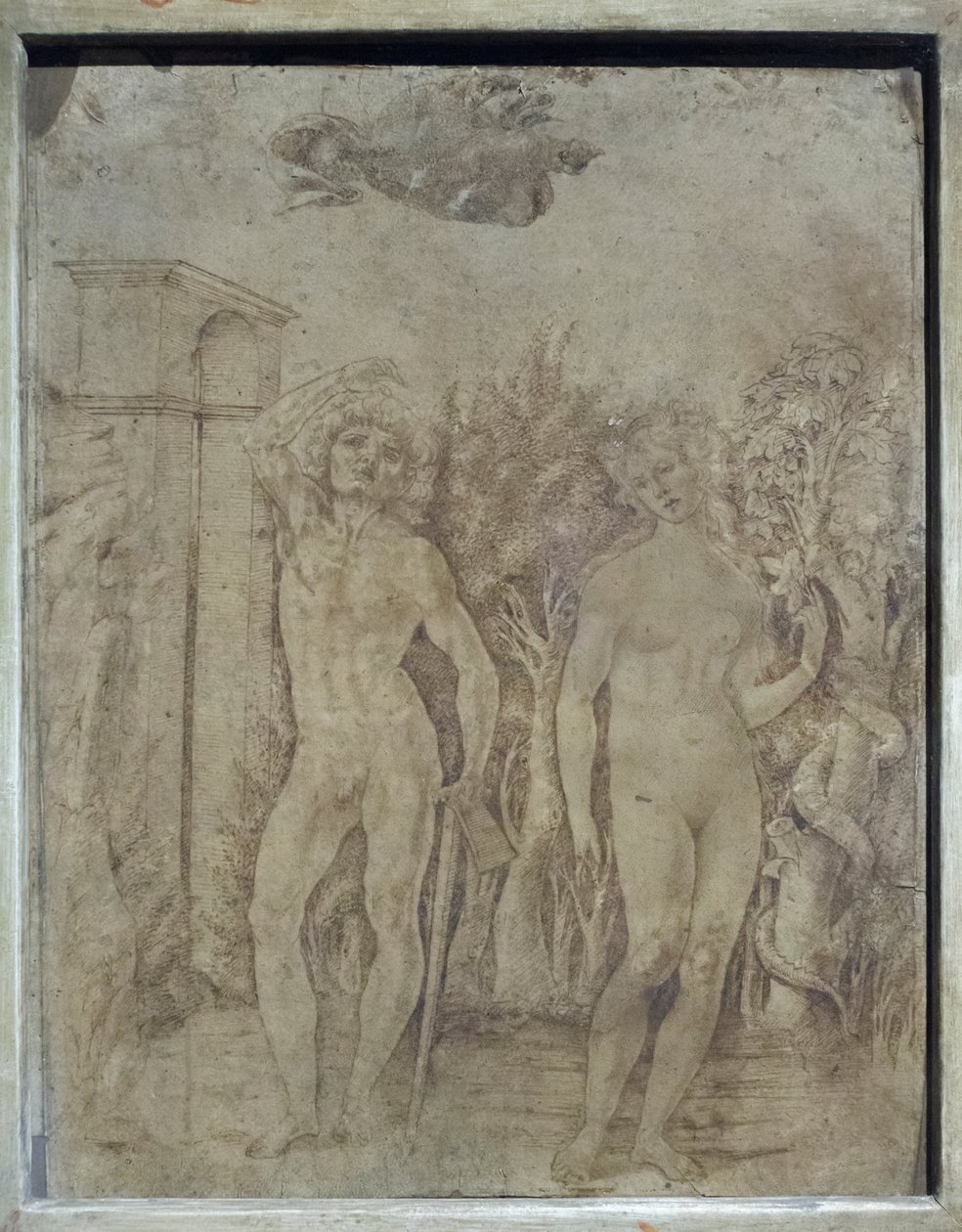 Adam en Eva, c.1470 door Francesco di Giorgio Martini