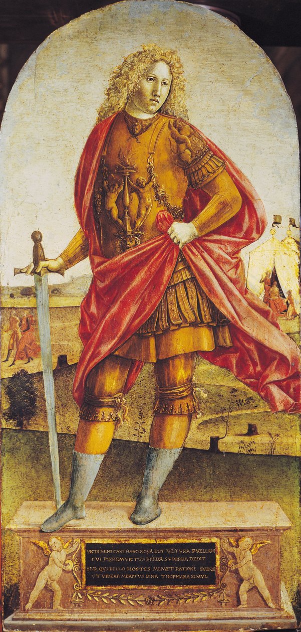 Publius Scipio Africanus (ca. 235-183 v.Chr.) door Francesco di Giorgio Martini