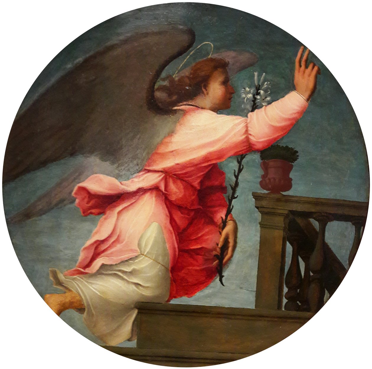 Engel van het Annunciatie paar door Francesco di Cristofano Franciabigio