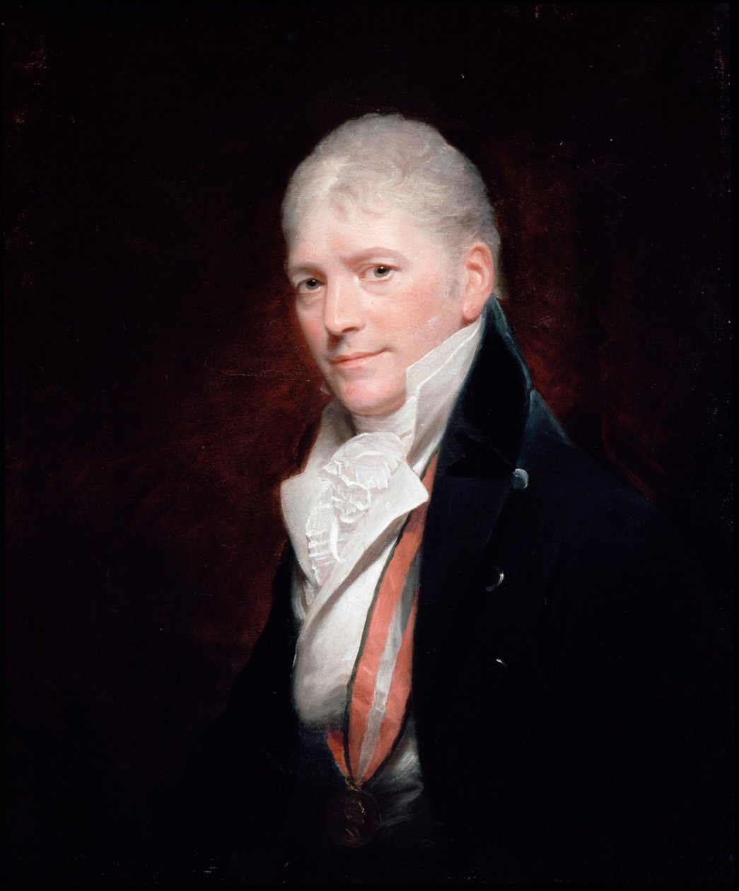 Zelfportret naar Beechey door Francis Bourgeois