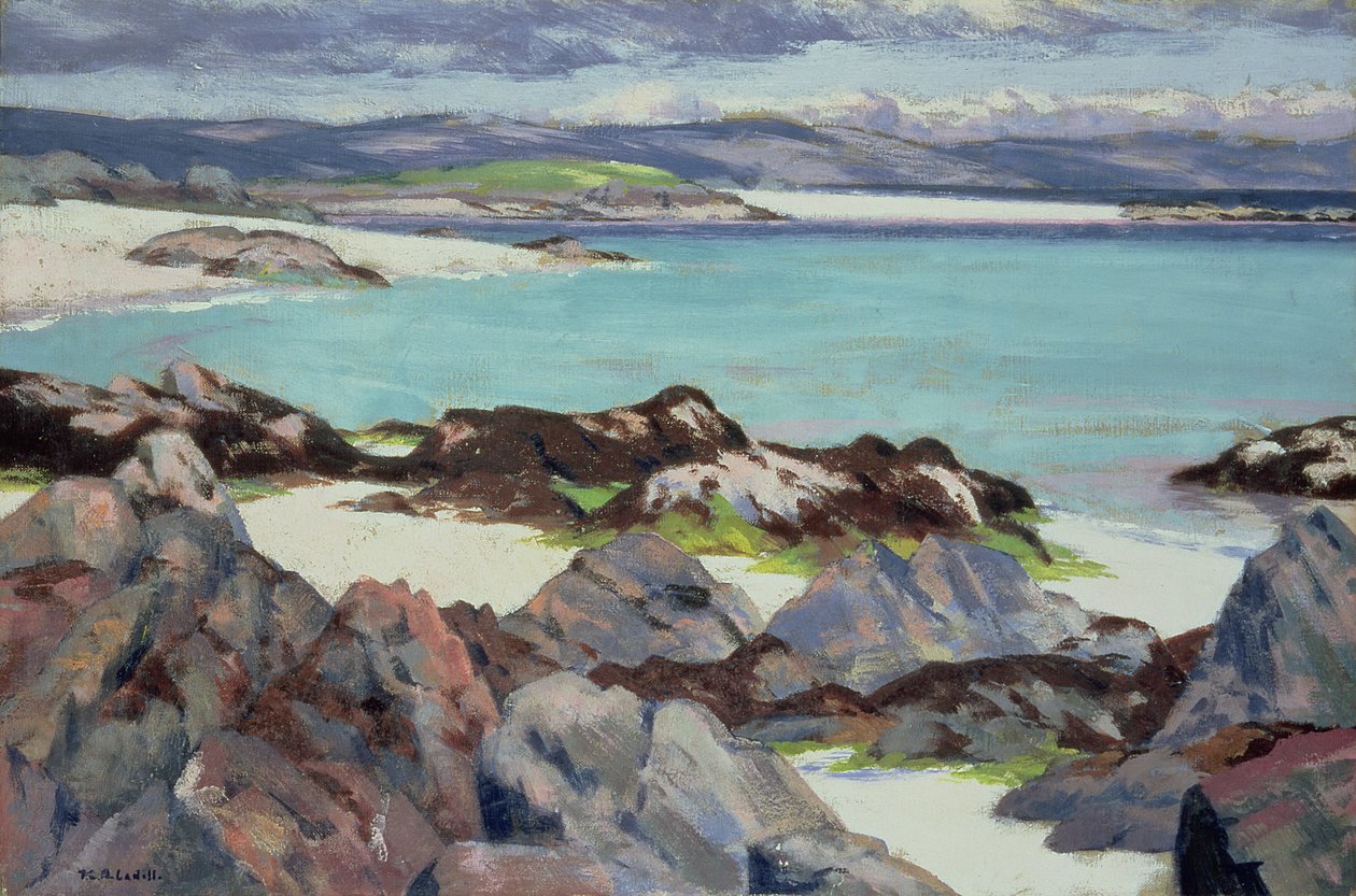 Iona, De Oostbaai, 1928 door Francis Campbell Boileau Cadell