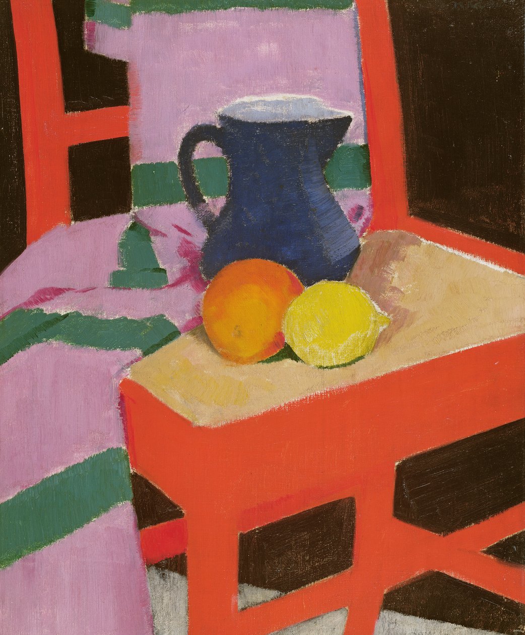 De Rode Stoel (De Blauwe Kan) door Francis Campbell Boileau Cadell