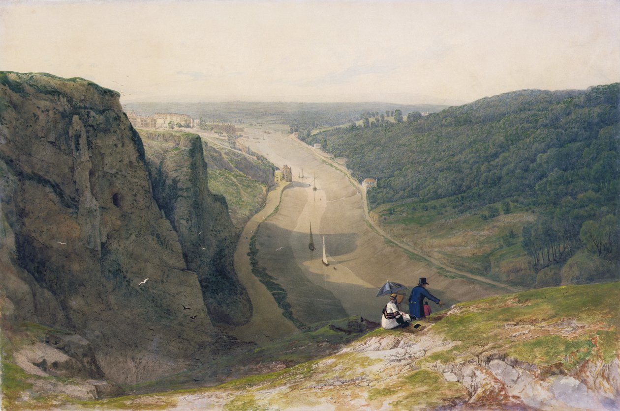 De Avon Gorge, uitkijkend over Clifton, c.1820 door Francis Danby