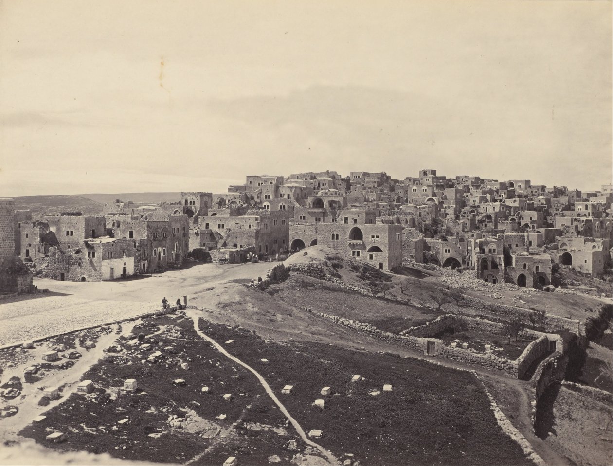 Bethlehem, vanuit het Latijnse Klooster door Francis Frith
