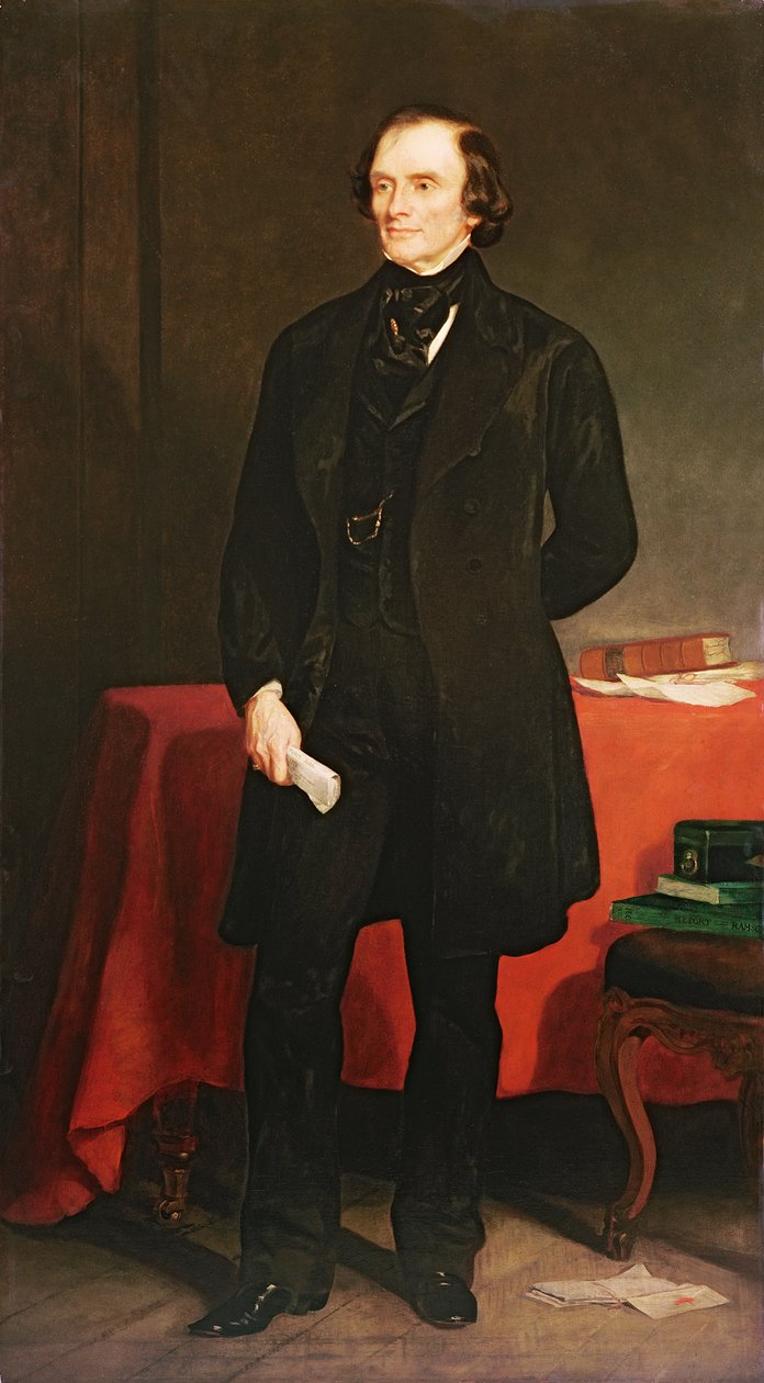 Portret van John Russell (1792-1878), 1e Graaf Russell door Francis Grant