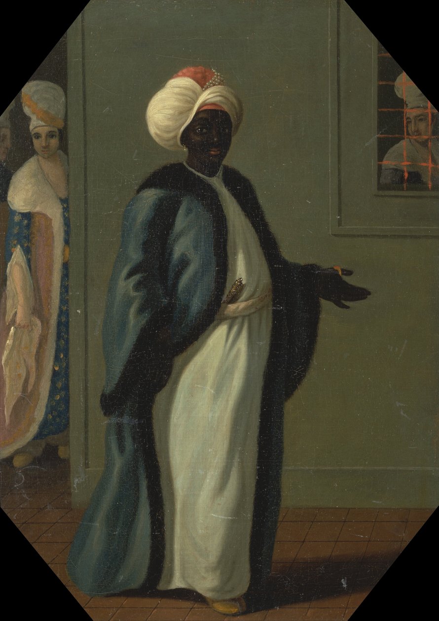 Kisler Aga, Hoofd van de Zwarte Eunuchen en Eerste Bewaarder van het Serraglio door Francis Smith
