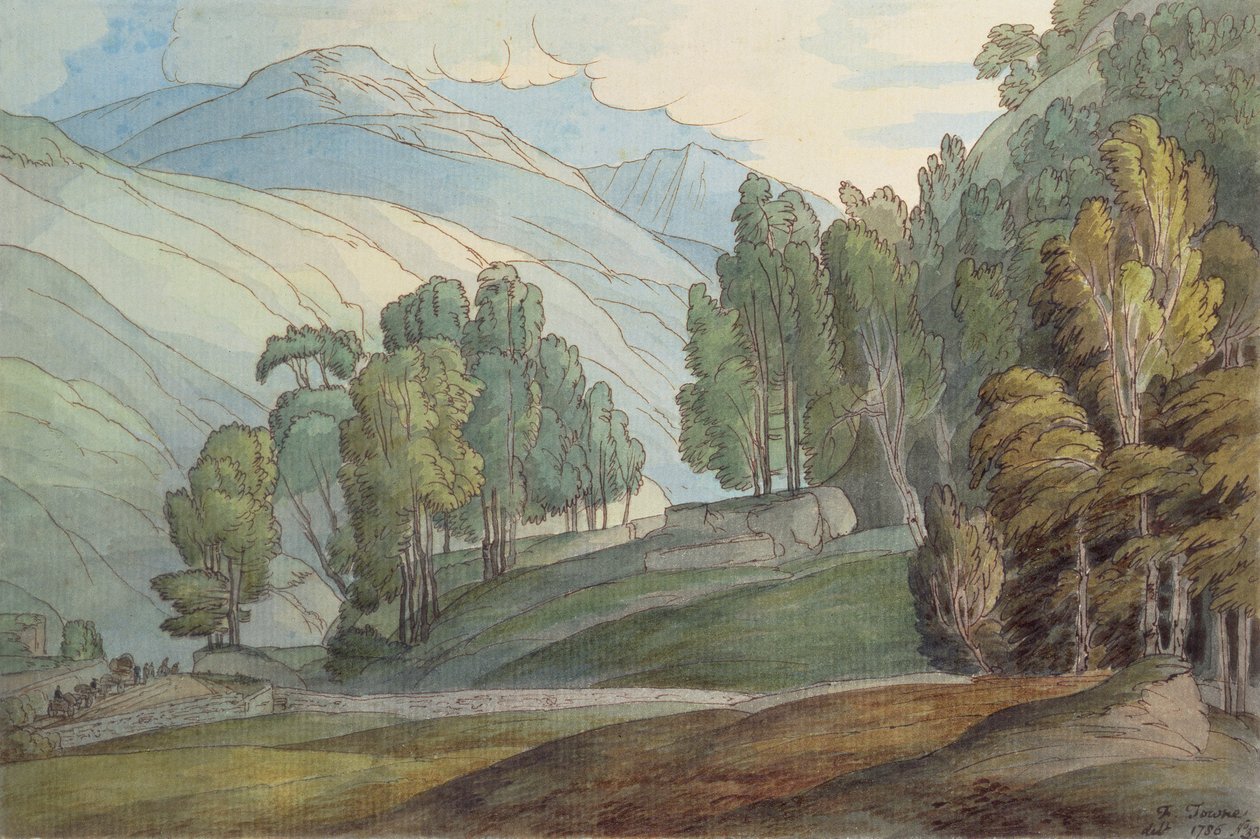 De Vallei van St. John, 1786 door Francis Towne