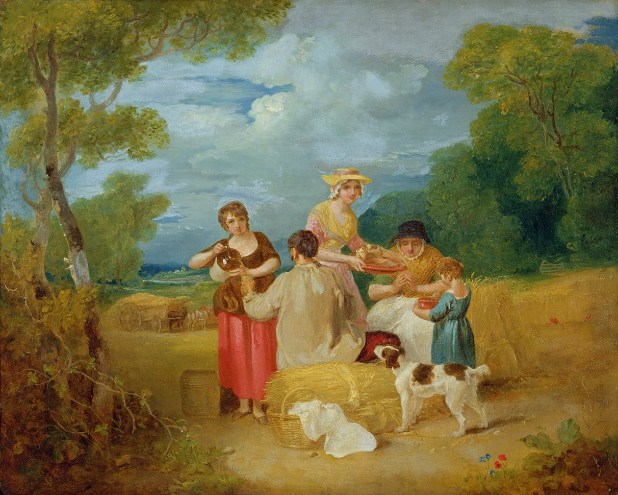 Middag, 1799 door Francis Wheatley