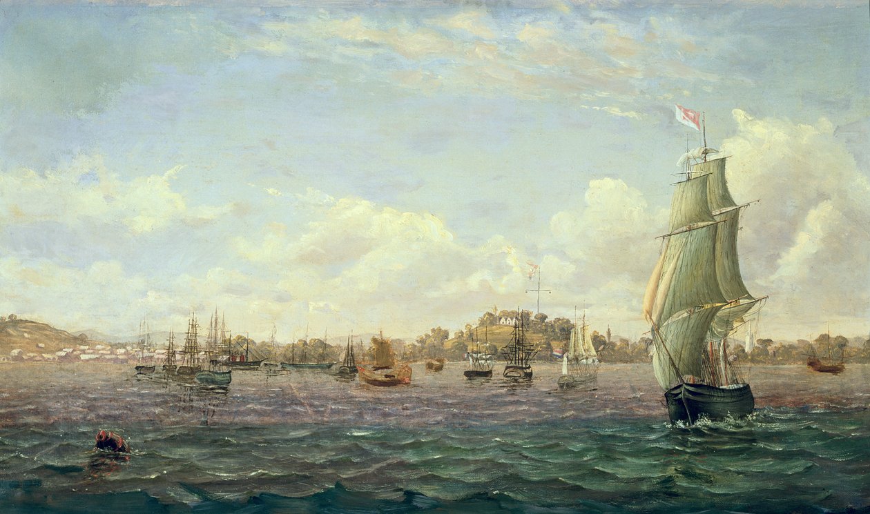 Uitzicht op Singapore door Francis A. Moreland