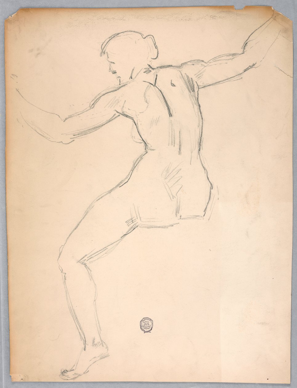 Schets voor "Nacht" door Francis Augustus Lathrop