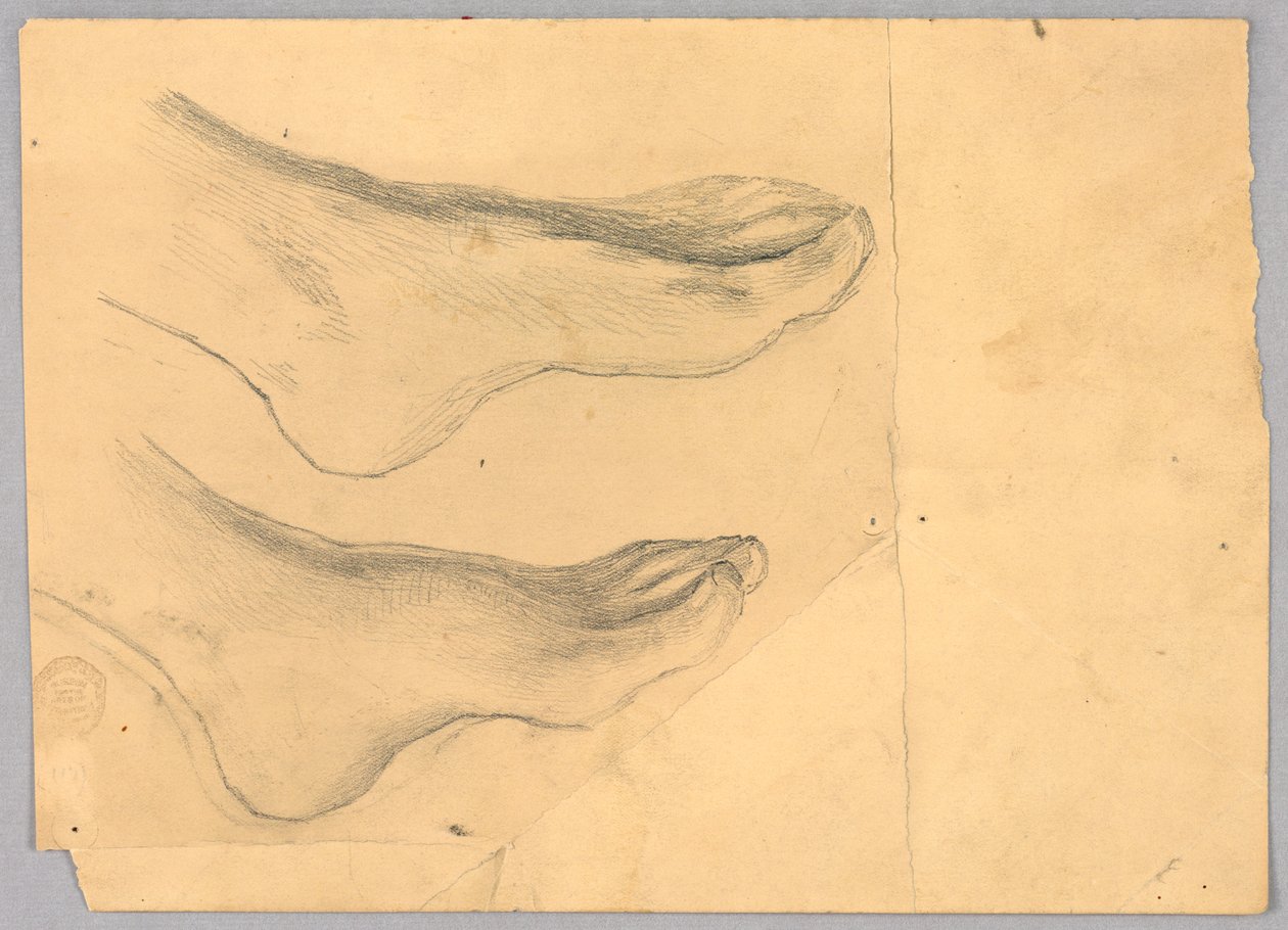 Studie voor "Diana en haar bedienden tussen de sterrenbeelden" door Francis Augustus Lathrop