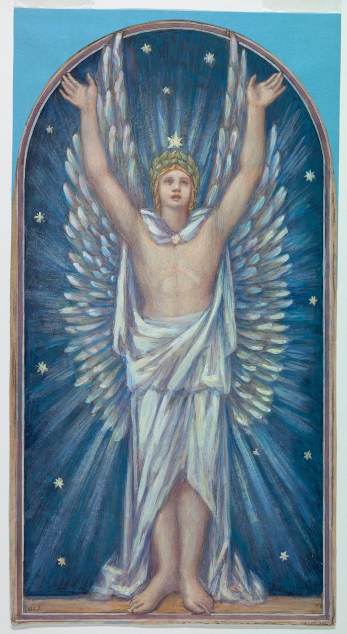 Studie voor figuur door Francis Augustus Lathrop