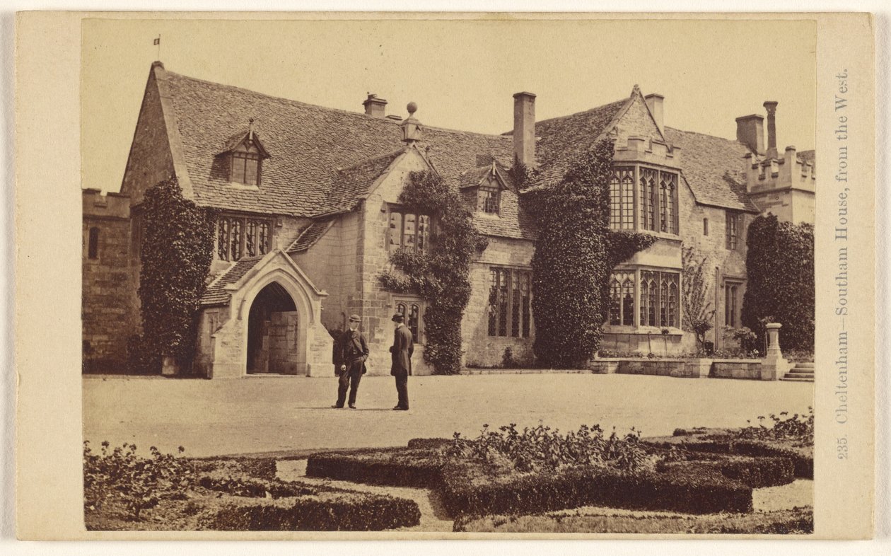 Cheltenham - Southern House, vanuit het westen door Francis Bedford