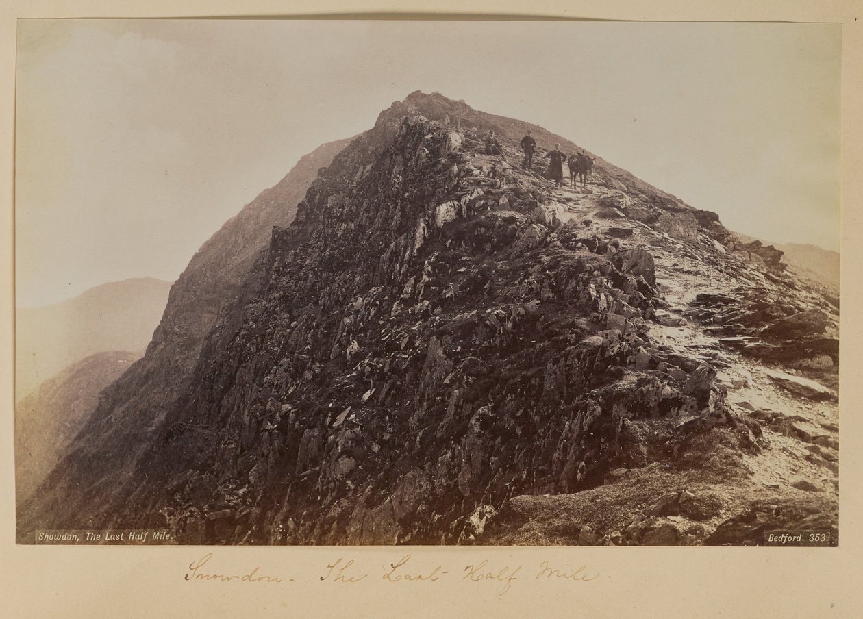 Snowdon - de laatste halve mijl door Francis Bedford