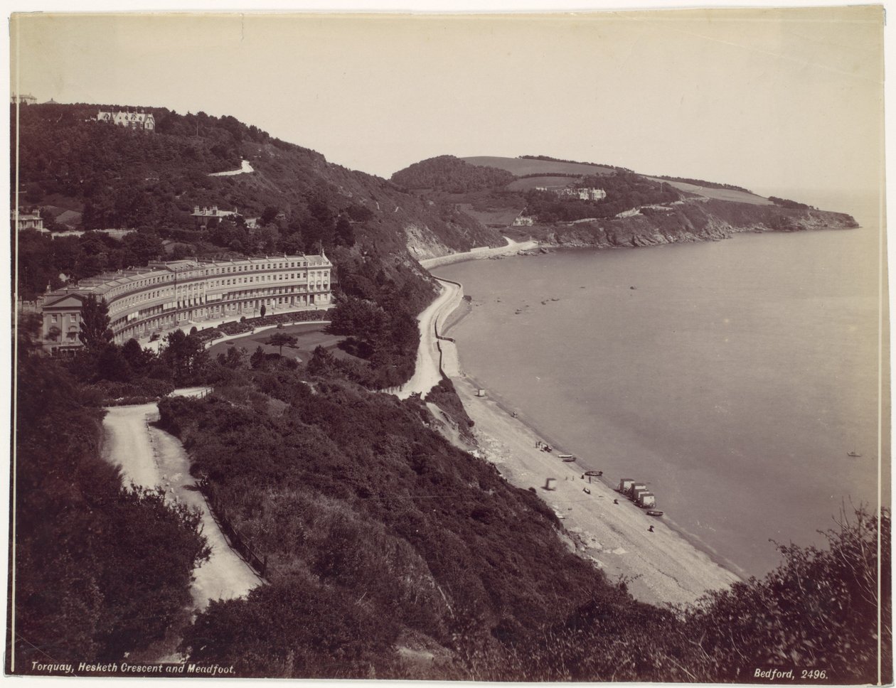 Torquay, Hesketh Crescent en Meadfoot door Francis Bedford