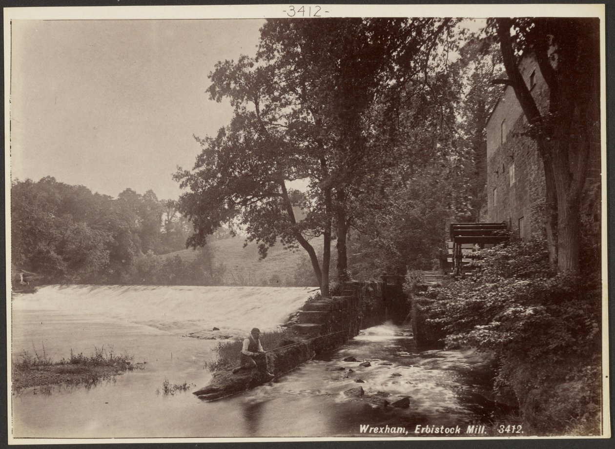 Wrexham, Erbistock Mill door Francis Bedford