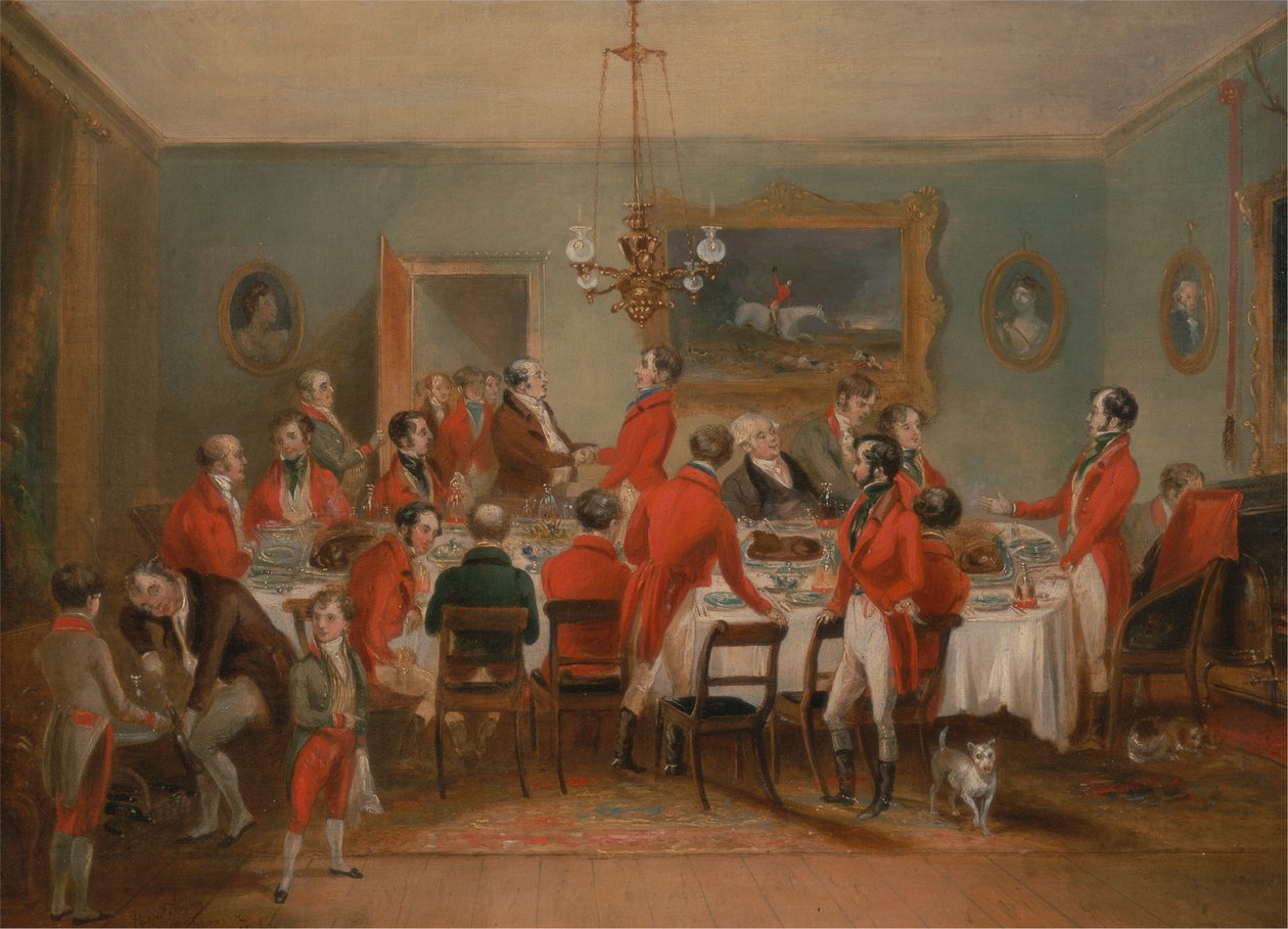 Vrijgezellenzaal: Het Jachtontbijt door Francis Calcraft Turner