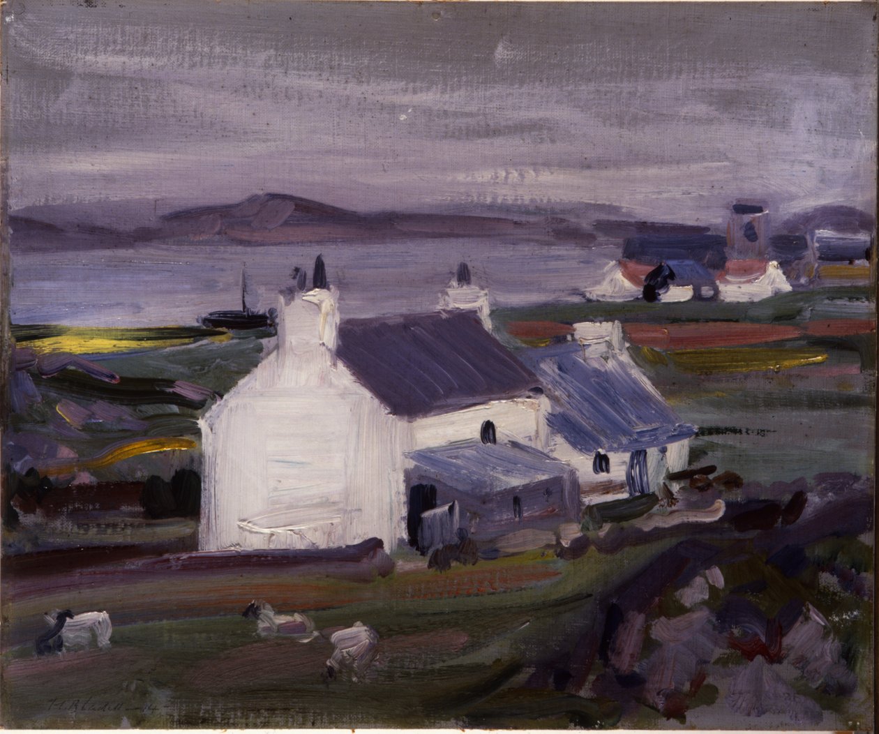 Boerderij, Iona, Auchabhaich Croft door Francis Campbell Boileau Cadell